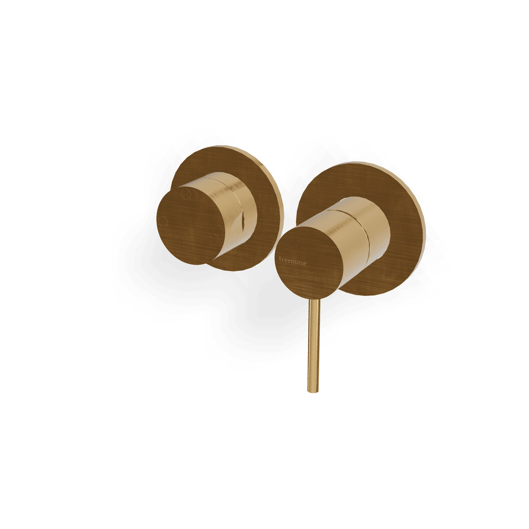 Внешняя часть смесителя для душа на 2 потребителя Up+