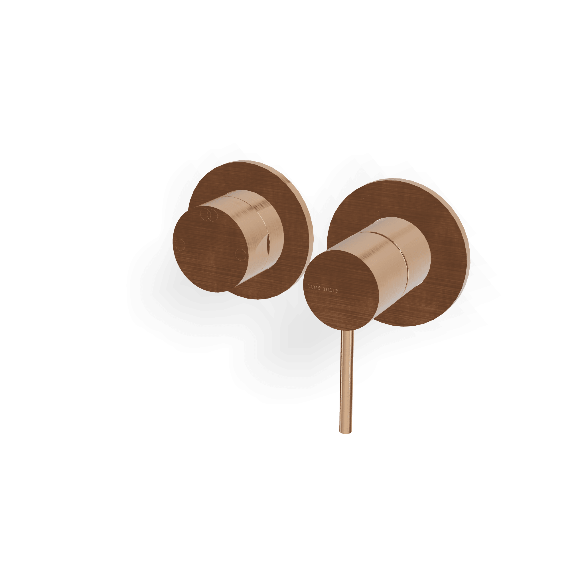 Внешняя часть смесителя для душа на 2 потребителя Up+