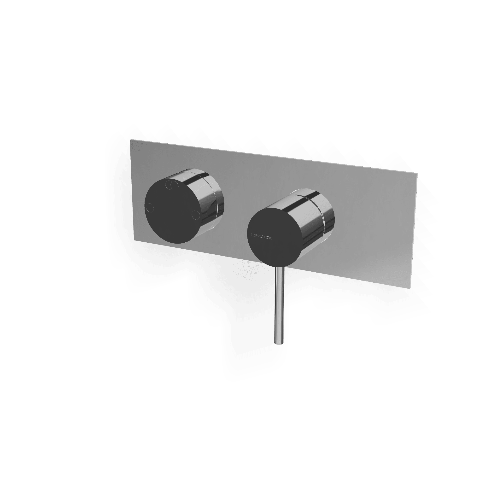 Внешняя часть смесителя для душа на 2 потребителя Up+