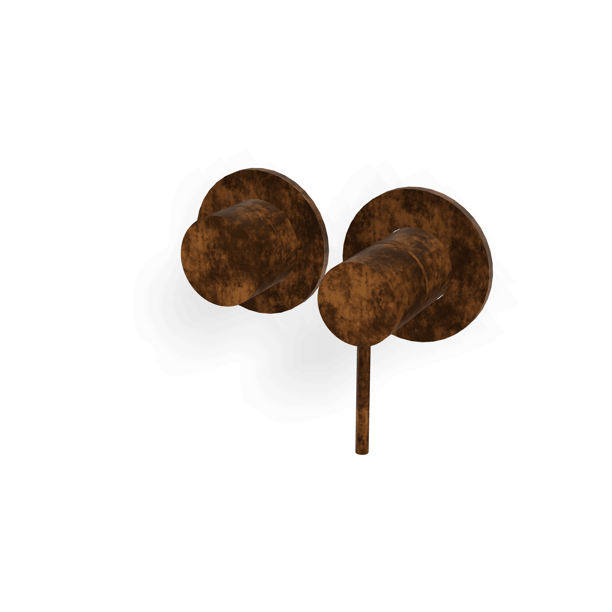 Внешняя часть смесителя для душа на 3 потребителя Up+