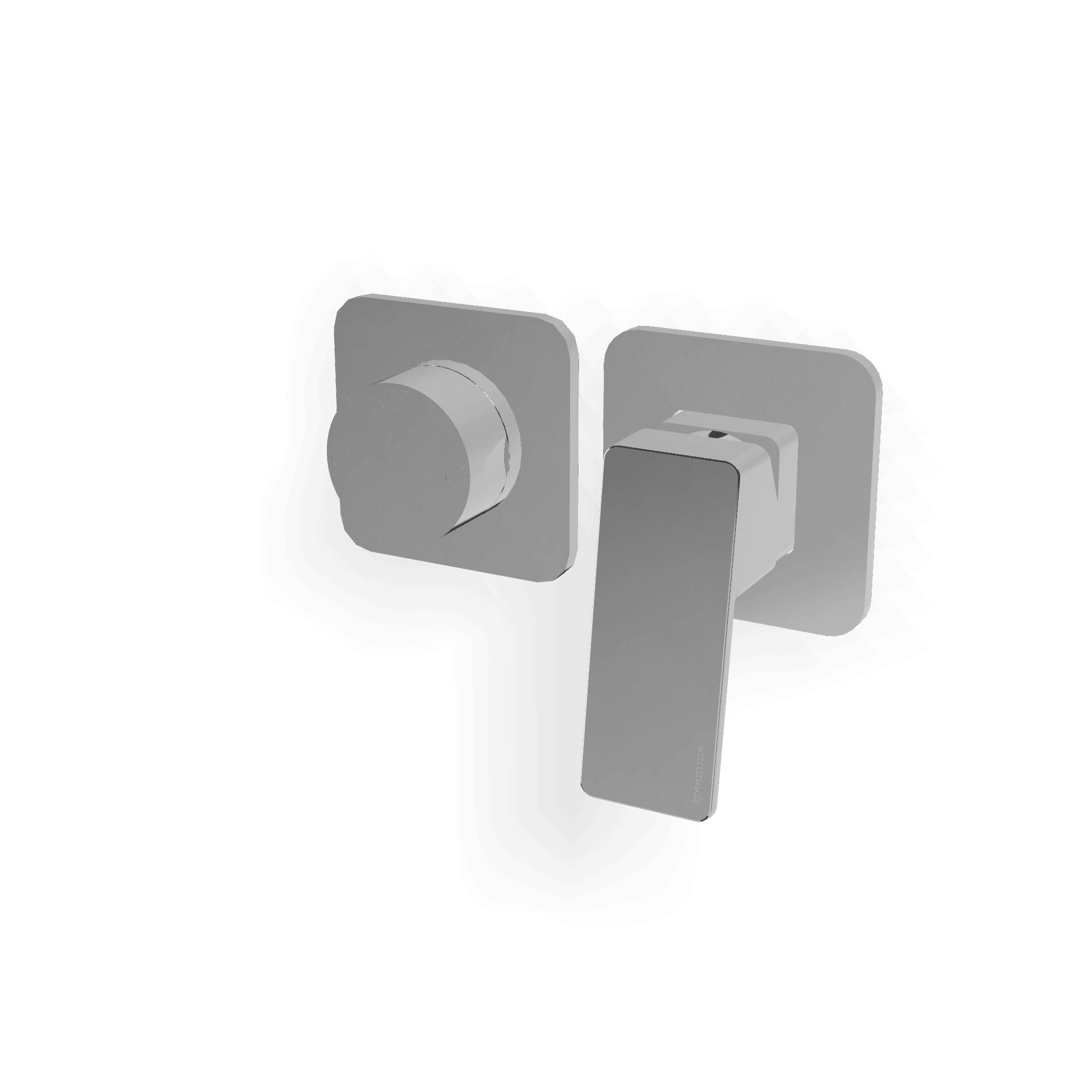 Внешняя часть смесителя для душа на 3 потребителя Pa36