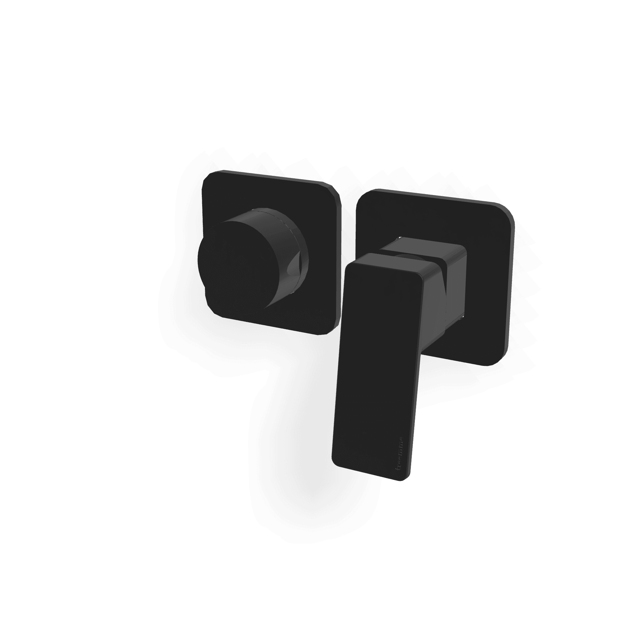 Внешняя часть смесителя для душа на 3 потребителя Pa36