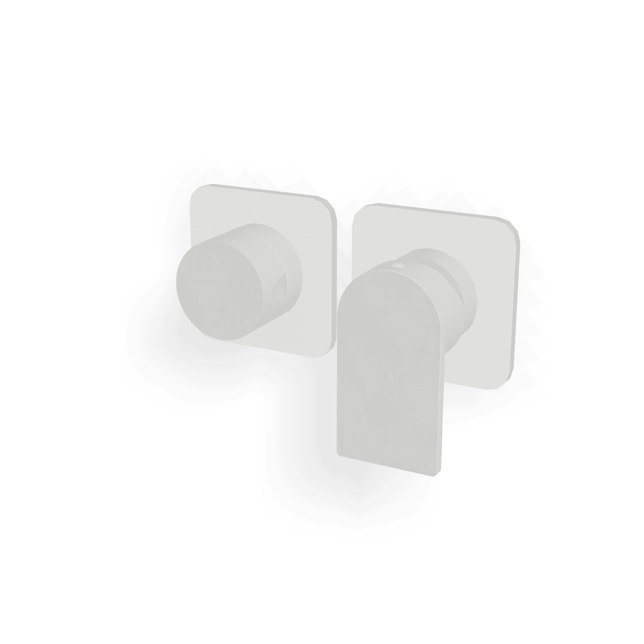 Внешняя часть смесителя для душа на 3 потребителя Ran