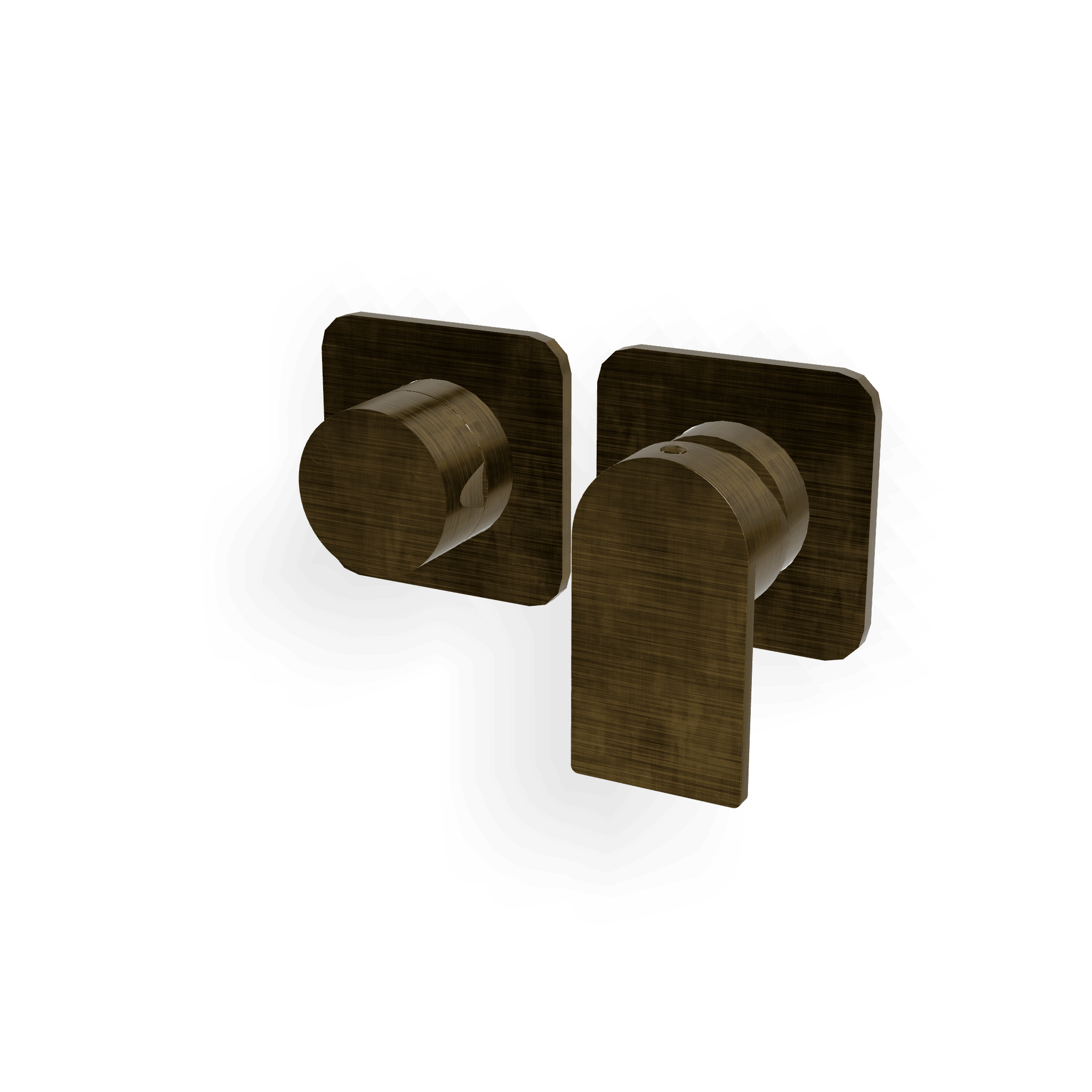 Внешняя часть смесителя для душа на 3 потребителя Ran