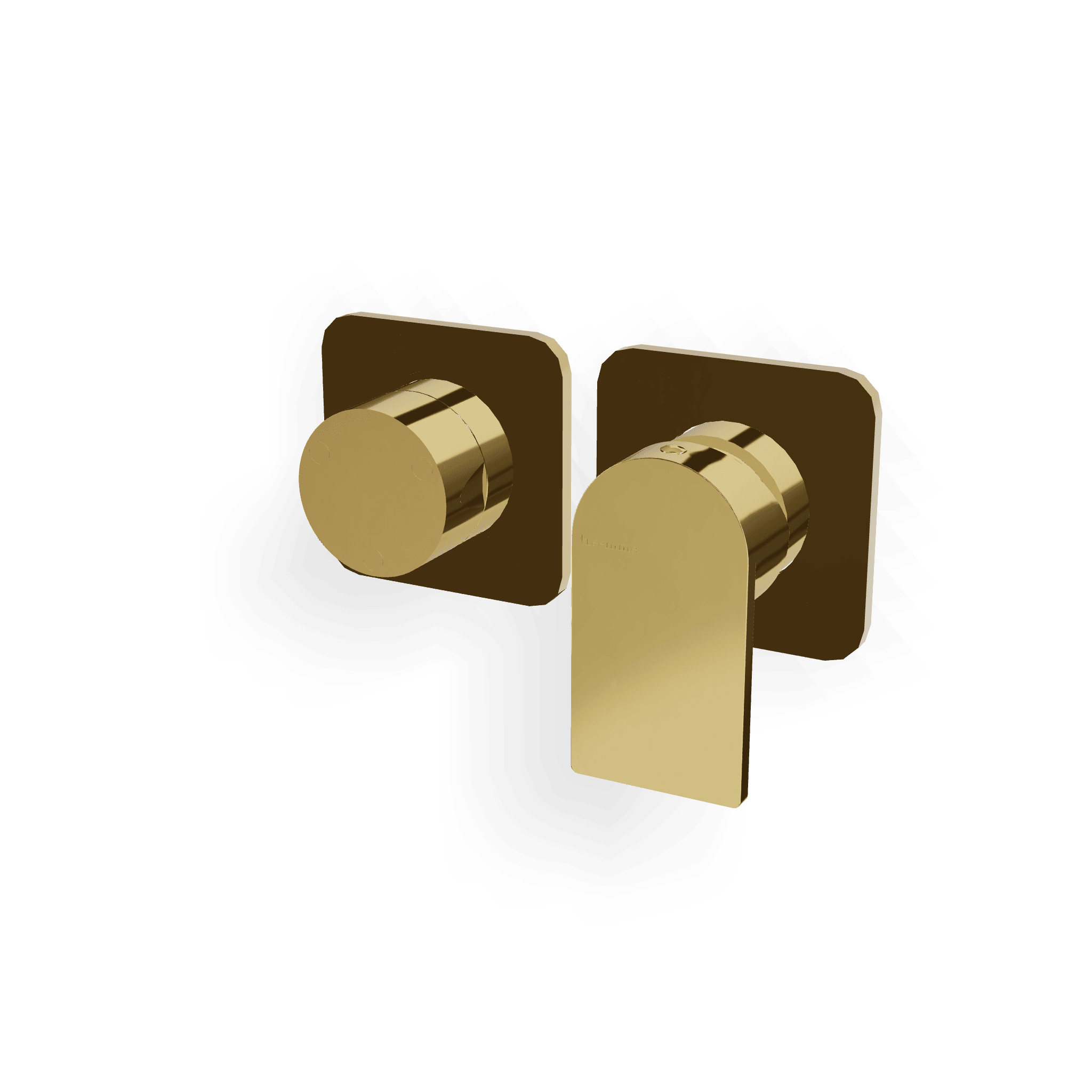 Внешняя часть смесителя для душа на 3 потребителя Ran