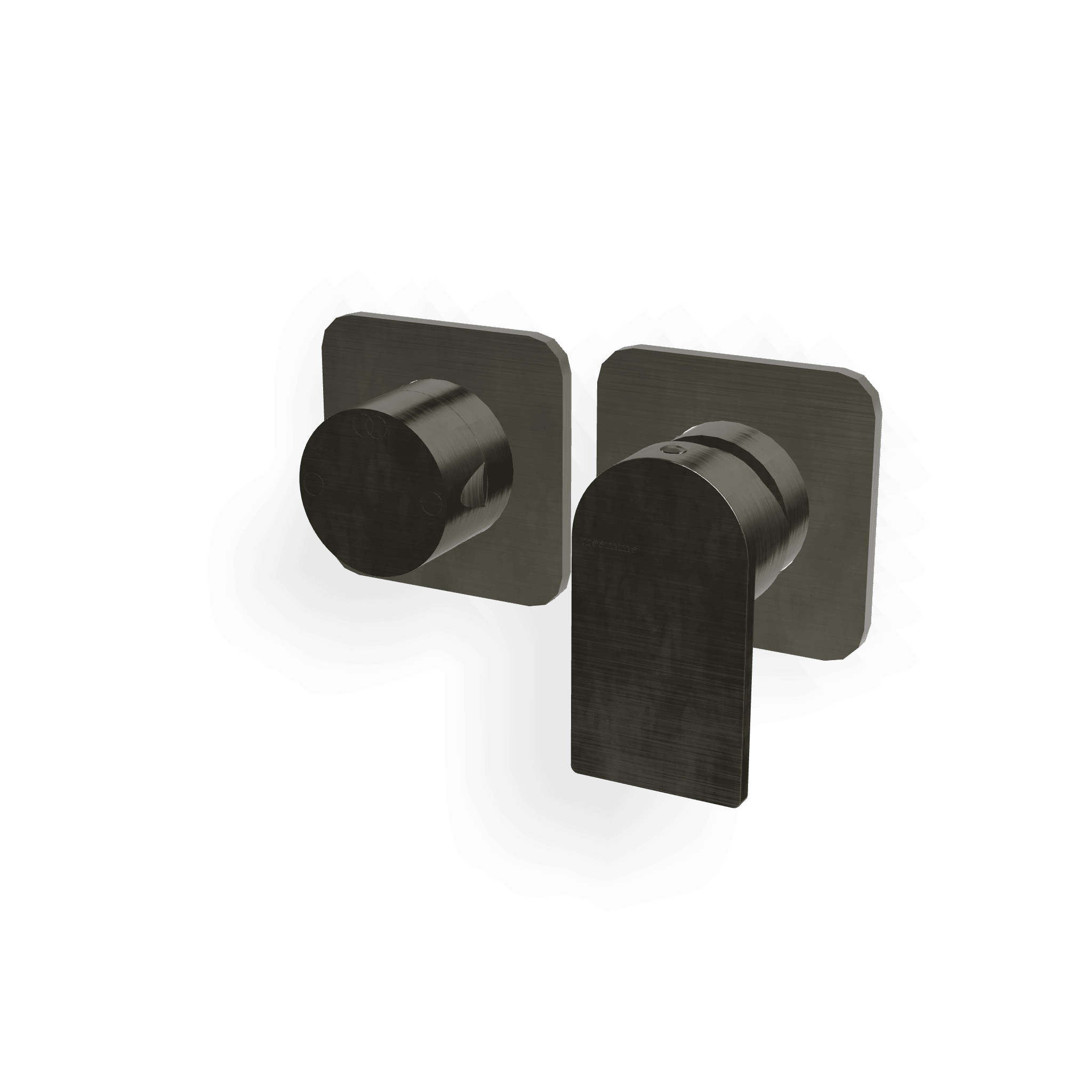 Внешняя часть смесителя для душа на 2 потребителя Ran