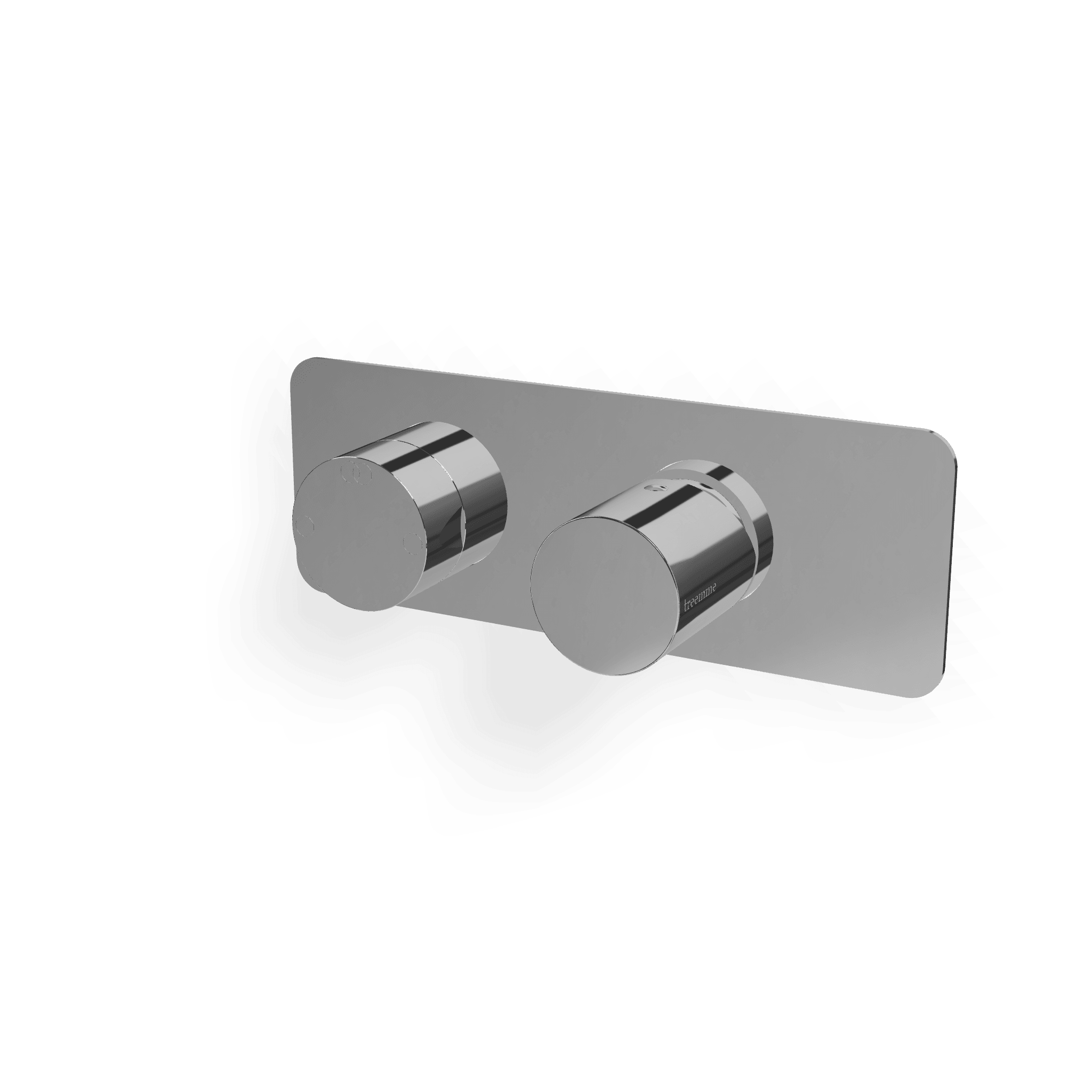 Внешняя часть смесителя для душа на 2 потребителя Nanotech