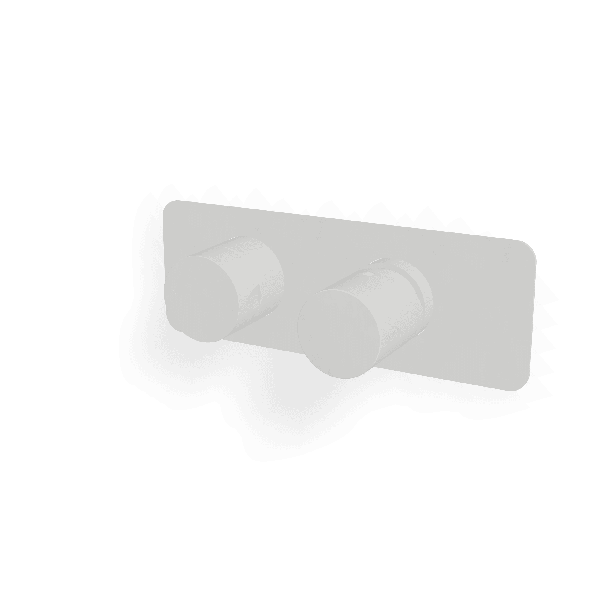 Внешняя часть смесителя для душа на 2 потребителя Nanotech