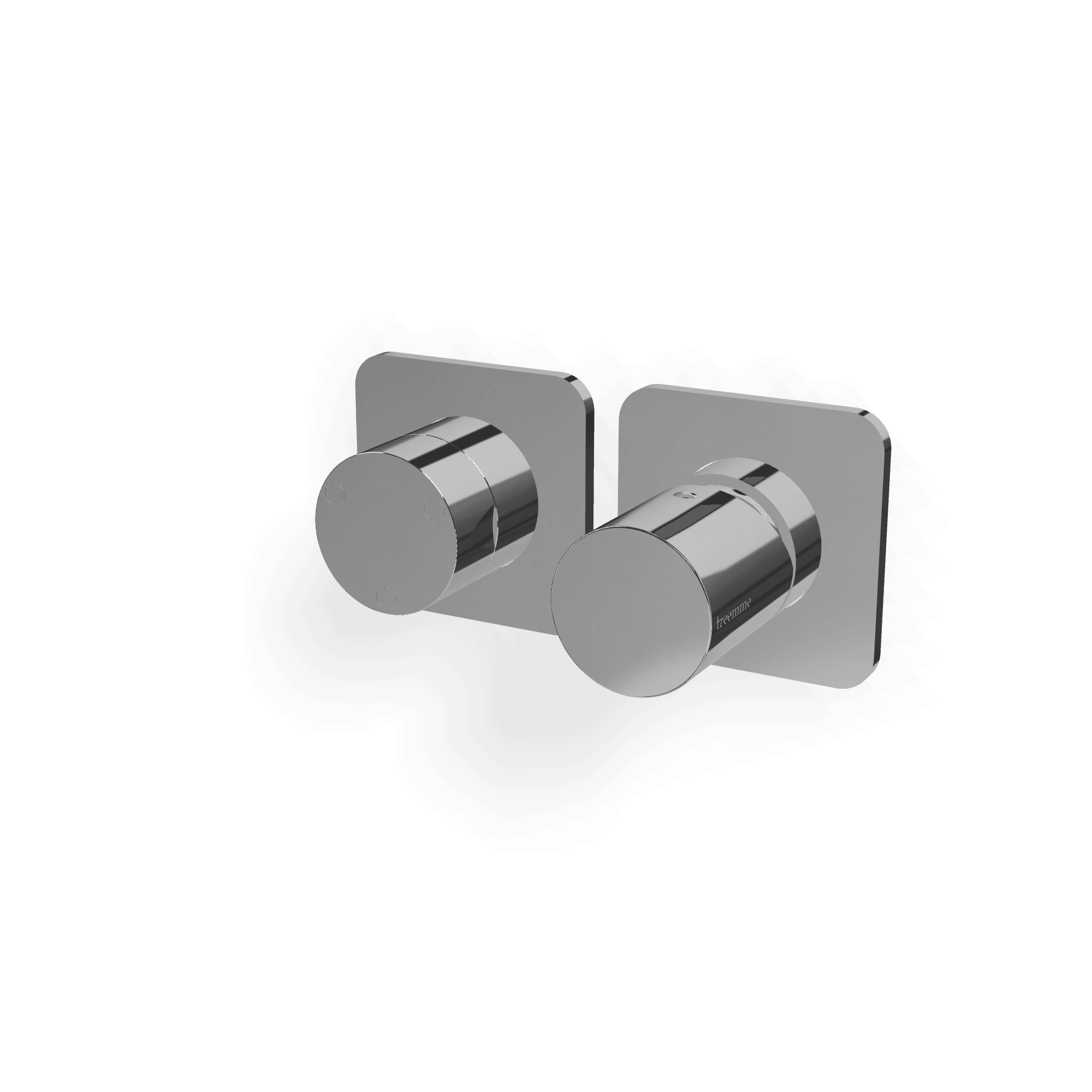 Внешняя часть смесителя для душа на 3 потребителя Nanotech