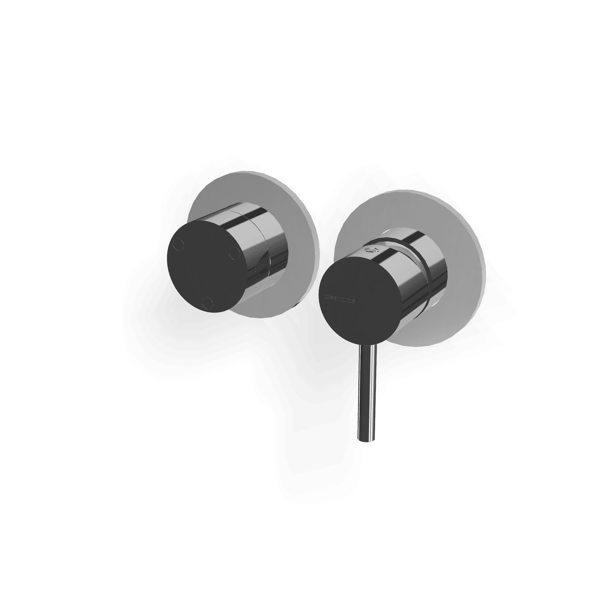 Внешняя часть смесителя для душа на 3 потребителя X-Change