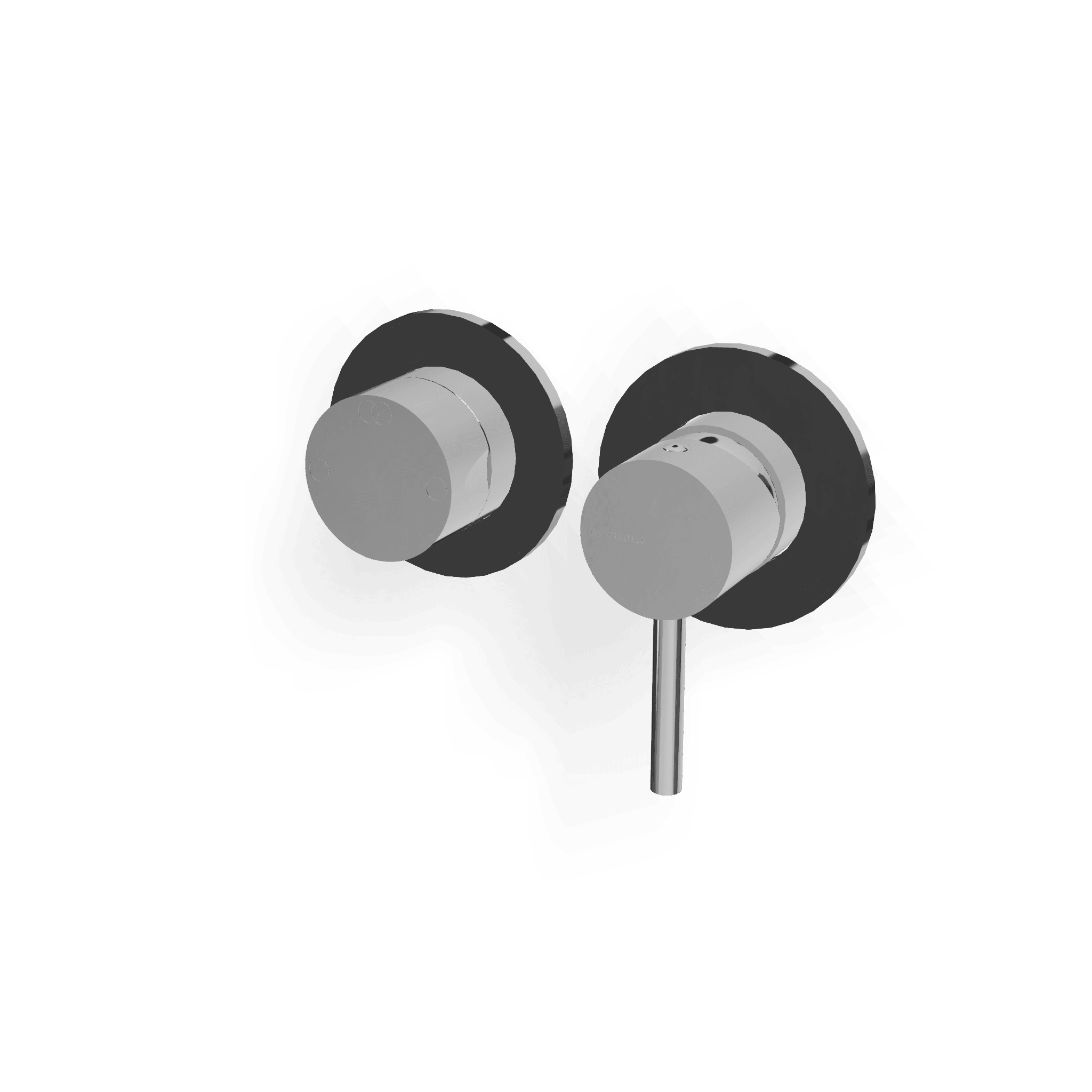 Внешняя часть смесителя для душа на 2 потребителя X-Change