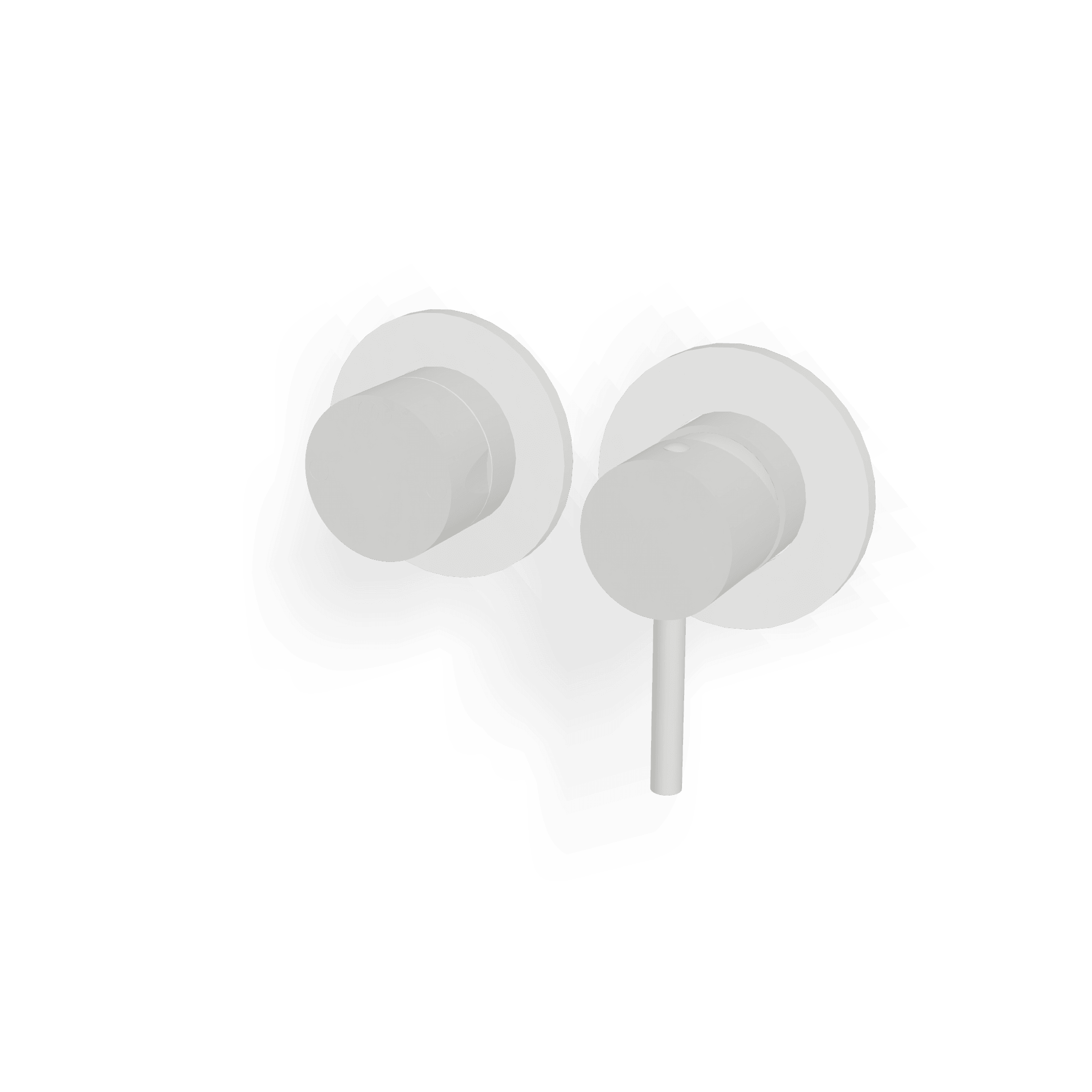 Внешняя часть смесителя для душа на 2 потребителя X-Change