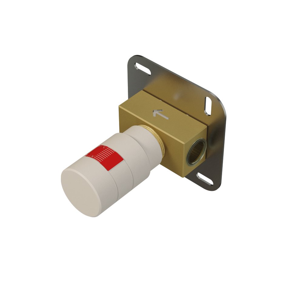 Скрытая часть запорного вентиля 1/2