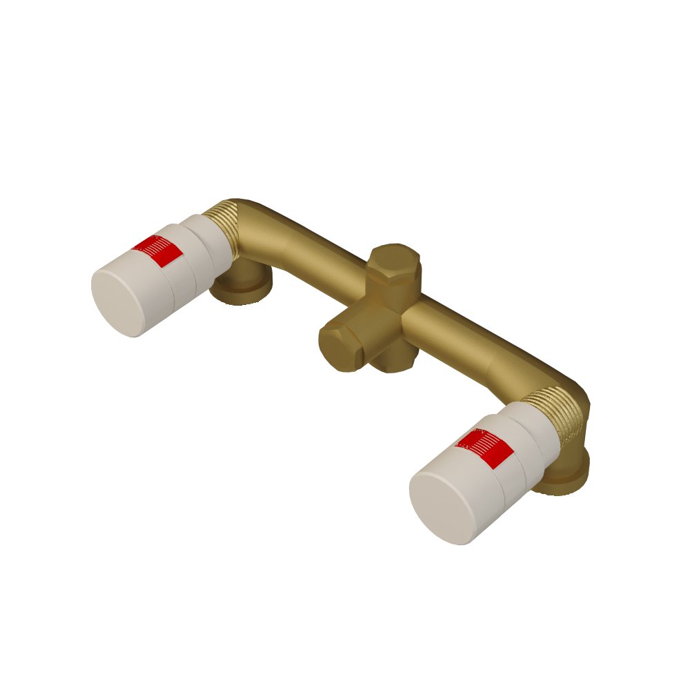 Скрытая часть настенного смесителя для раковины