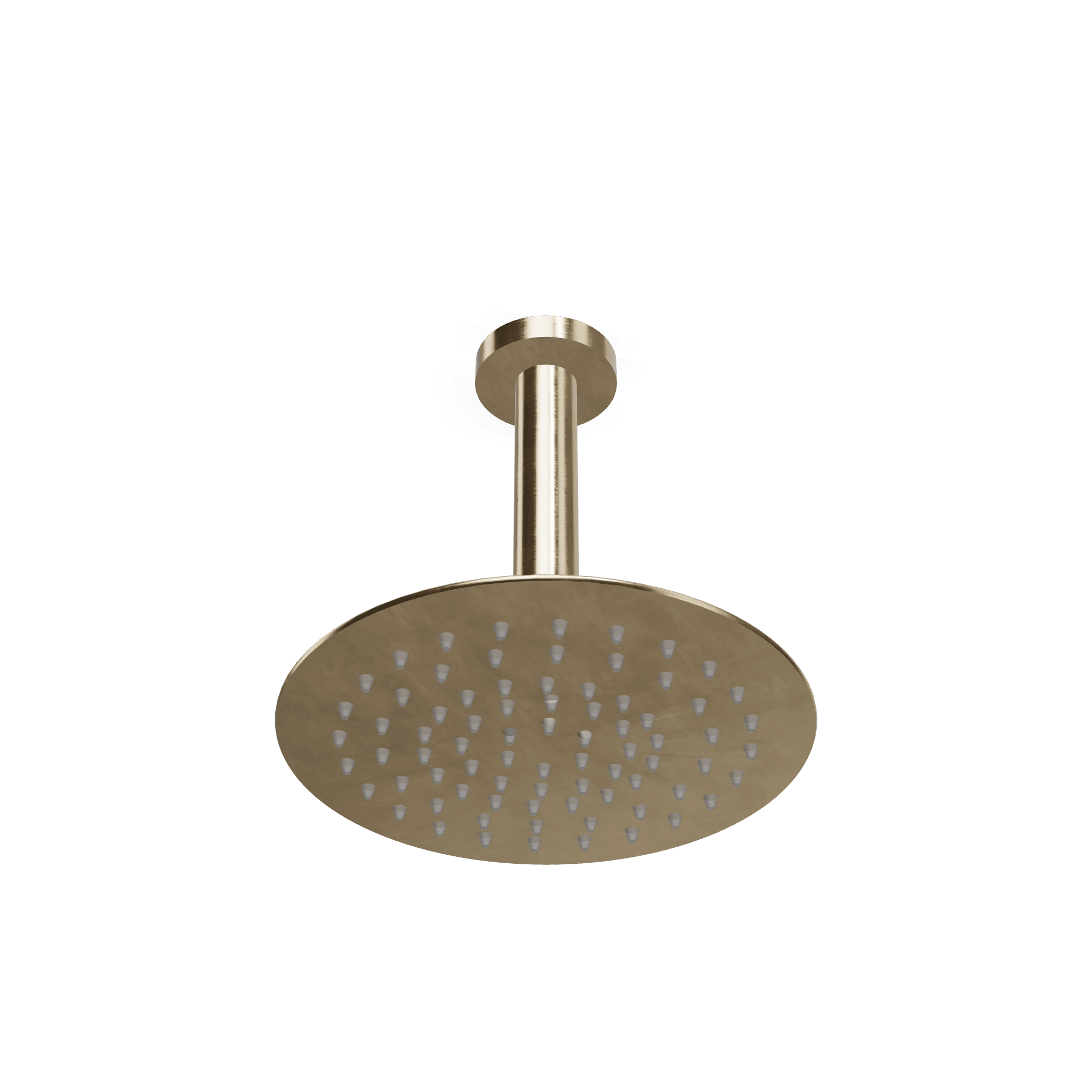 Верхний душ диаметр 250 мм высота 200 мм с кронштейном из потолка