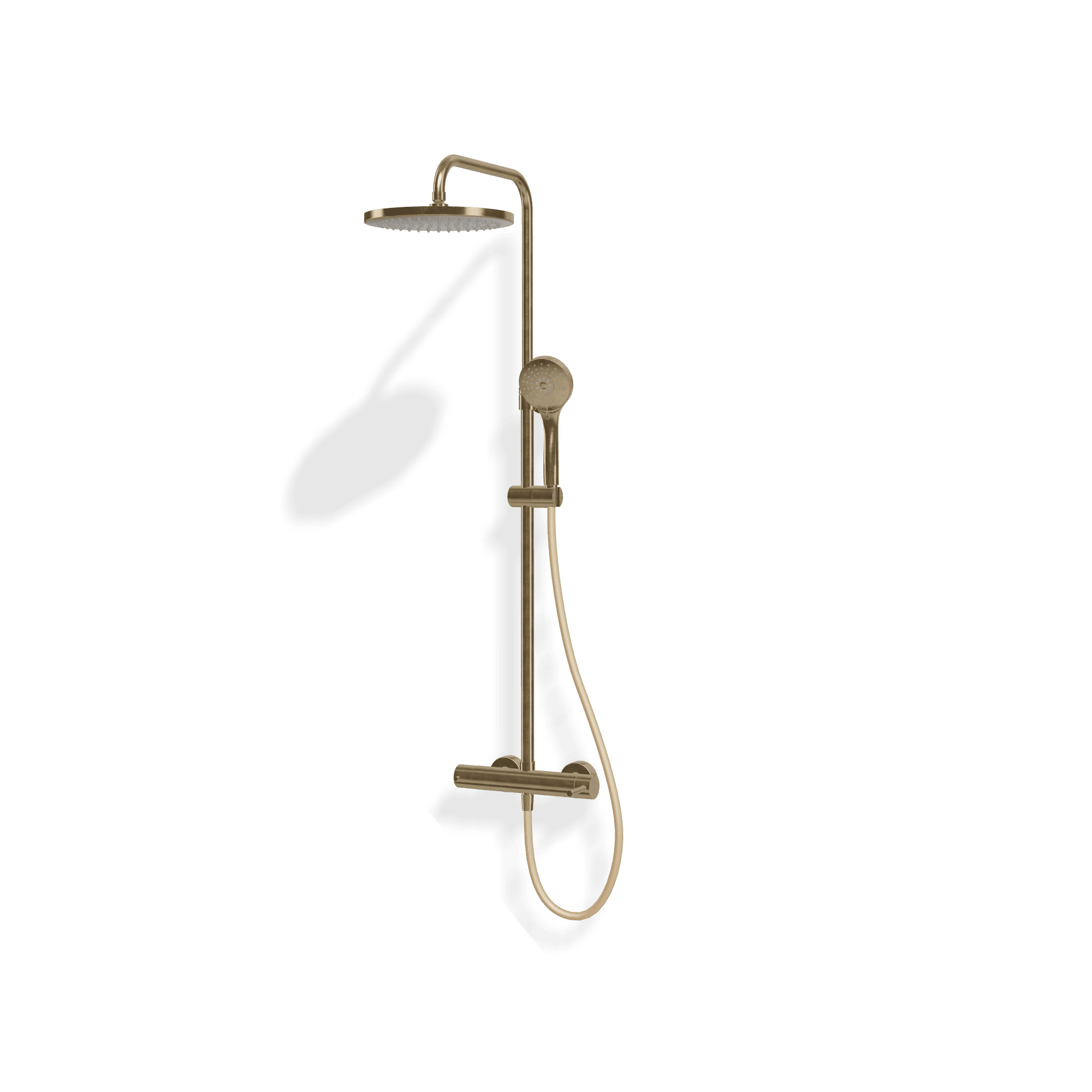 Душевая колонна со смесителем, ручным и верхним душем Footprint