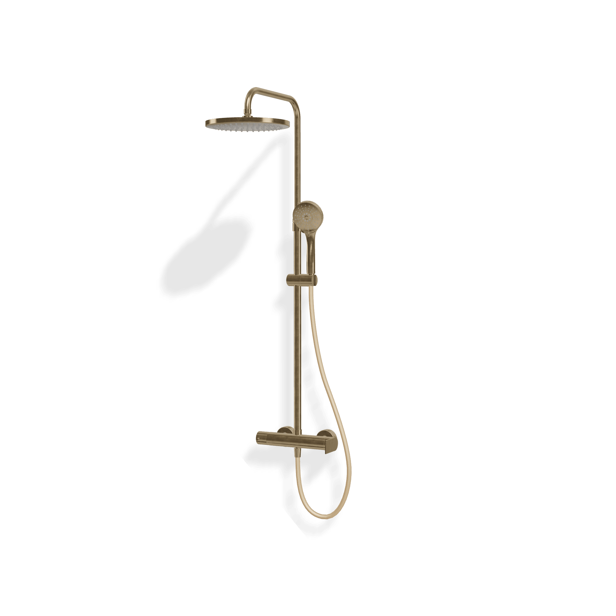 Душевая колонна со смесителем, ручным и верхним душем Mars