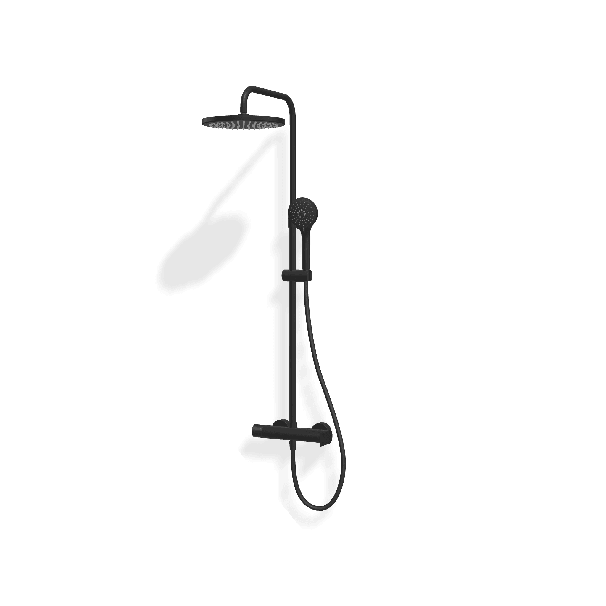 Душевая колонна со смесителем, ручным и верхним душем Mars