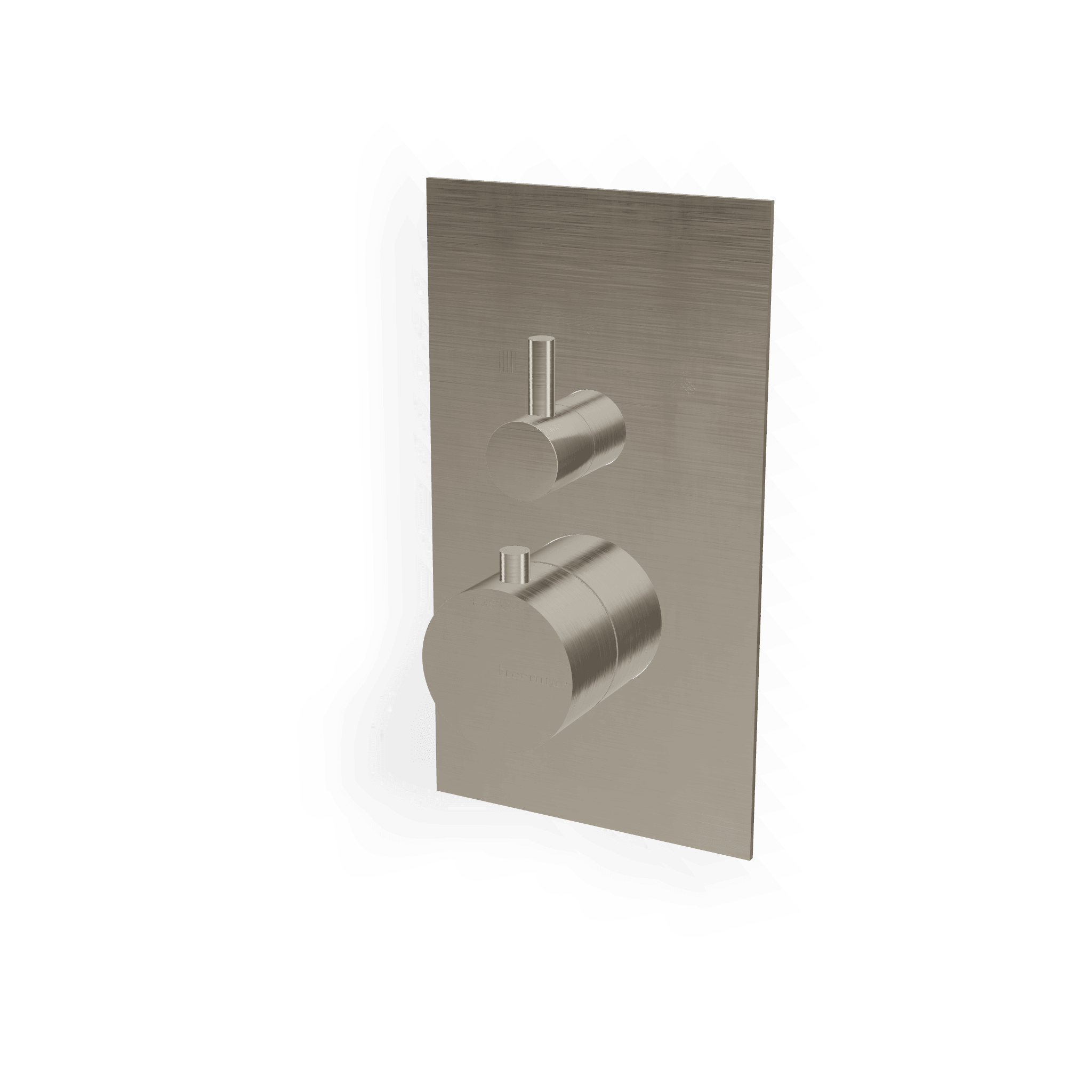 Внешняя часть термостатического смесителя на 2 выхода с поворотным переключателем