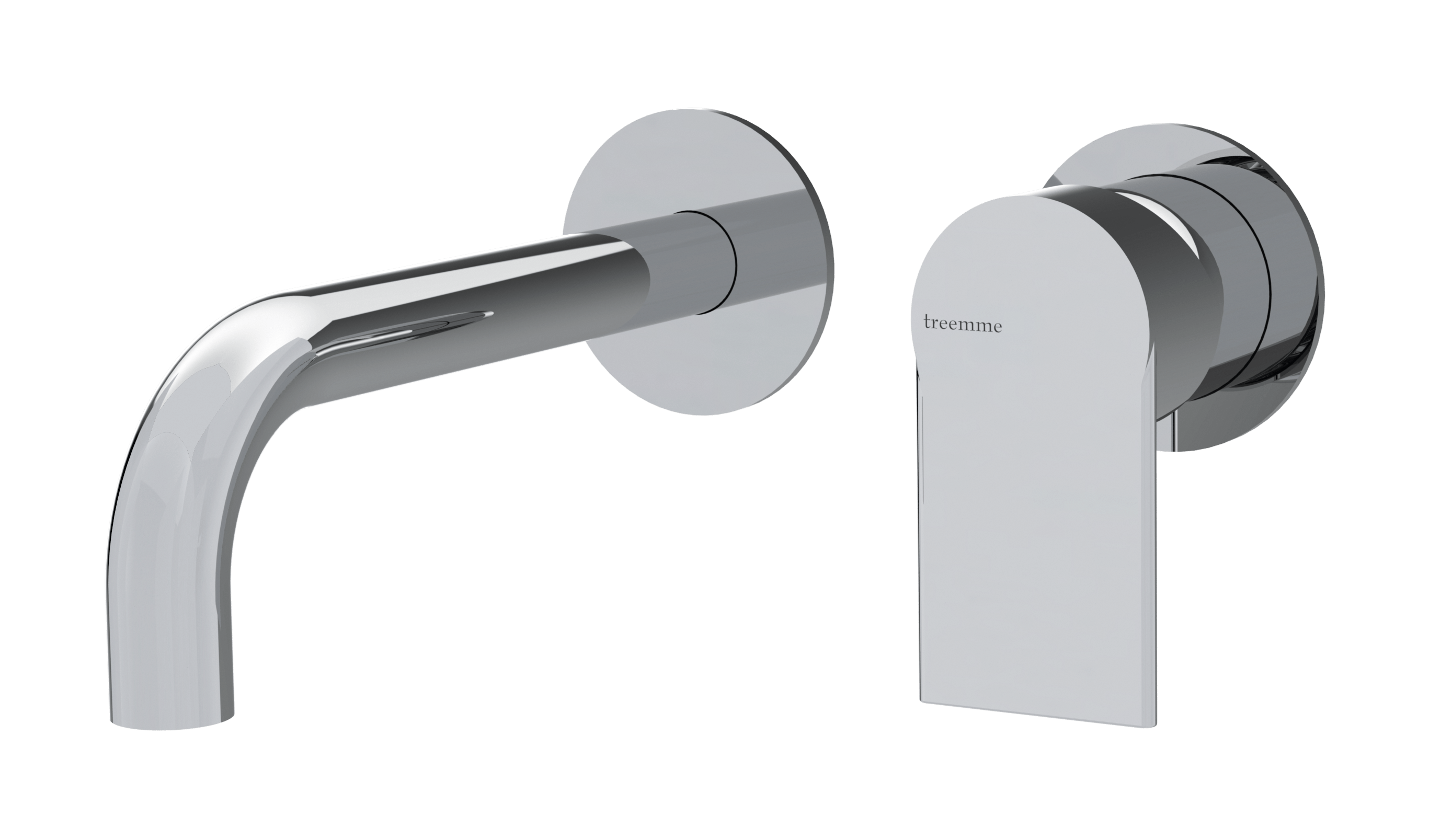 Внешняя часть смесителя для раковины из стены 158 Mars