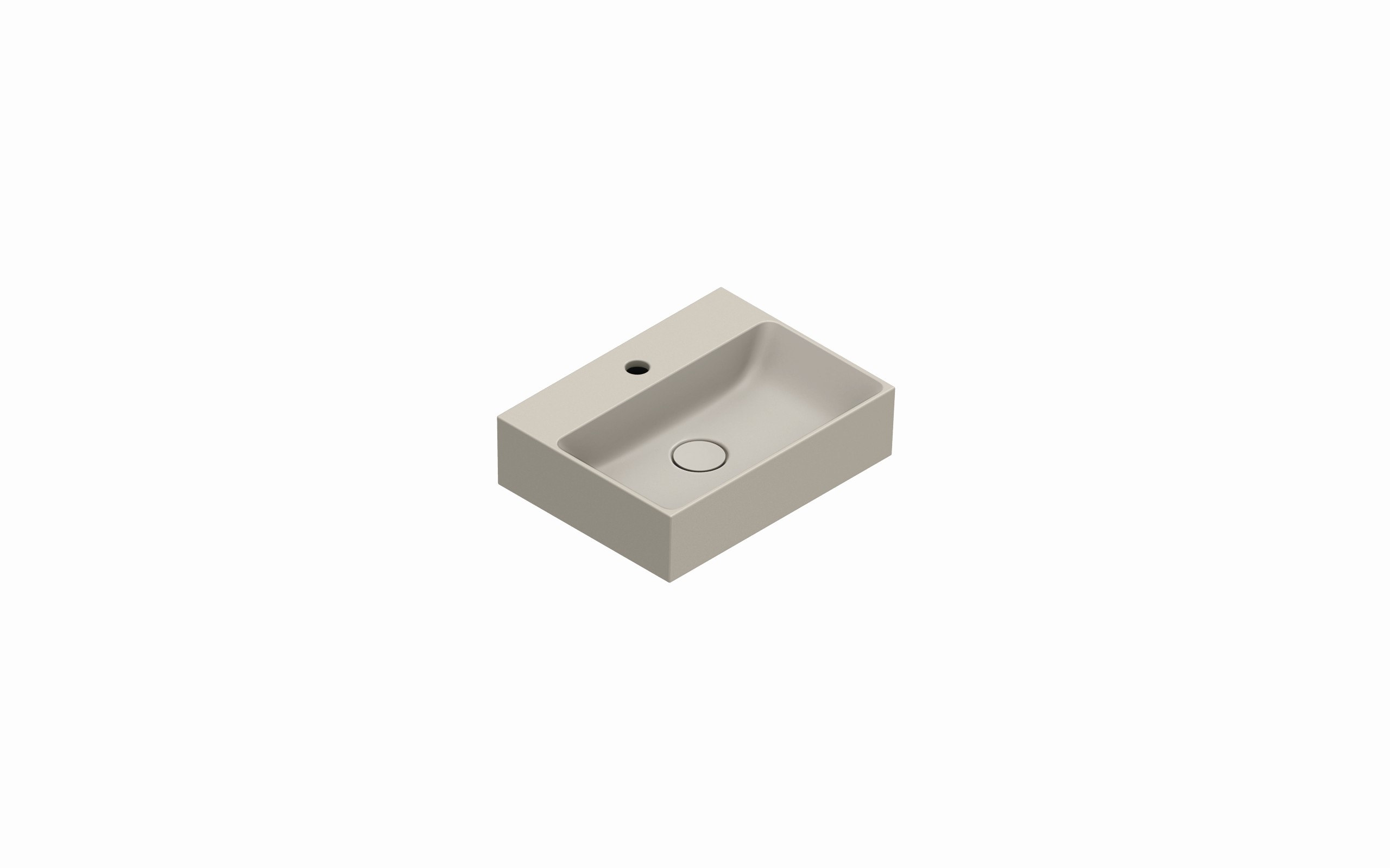 PREMIUM Раковина 45x35, покрытие cataglaze+, sabbia матовая